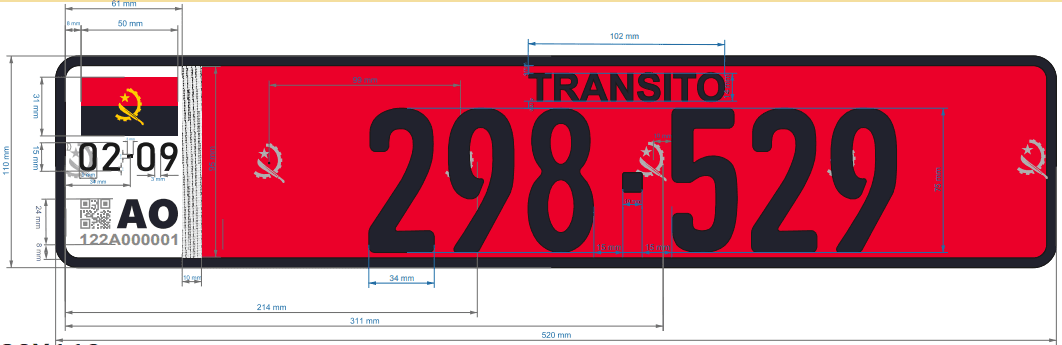 Veículos em Trânsito - Frente e Retaguarda